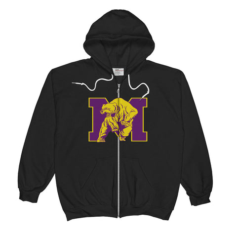 Miles College  Zip Hoodie