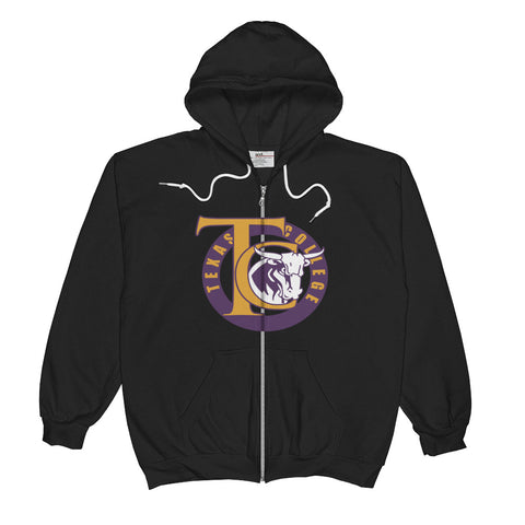 Texas College Zip Hoodie