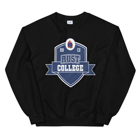 Rust College Crest Sweatshirt